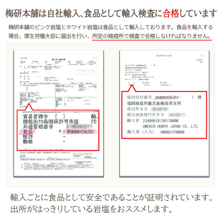 岩塩 ピンクソルト ピンク あら塩 梅研本舗