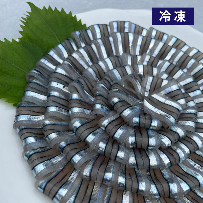 冷凍便｜送料込】椎木水産 キビナゴの刺身 (酢みそ付) 40尾7パックセット