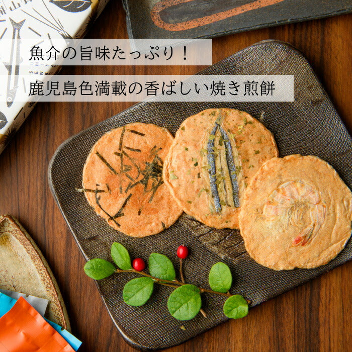 薩摩海山煎餅 (山幸) 15枚入り さつま揚げ 煎餅 ギフト 鹿児島 お土産